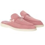 LORO PIANA CHARMS WALK BABOUCHE LOAFER NOISETTE ROSE