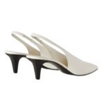 LORO PIANA REBECCA SLINGBACK LIGHT WHITE MILK