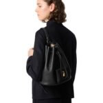 LORO PIANA EXTRA DRAWSTRING BACKPACK L27 BLACK