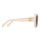 CELINE TRIOMPHE 06 SUNGLASSES IN ACETATE IVORY