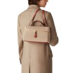 LORO PIANA EXTRA BAG L27 NATURAL BROWN