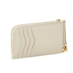LORO PIANA EXTRA ZIP POUCH LIGHT TRAVERTINE