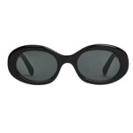 CELINE TRIOMPHE 01 SUNGLASSES IN ACETATE MILKY HAZELNUT