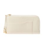 LORO PIANA EXTRA ZIP POUCH WHISPER WHITE