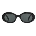 CELINE TRIOMPHE 01 SUNGLASSES IN ACETATE MILKY LIGHT ORANGE