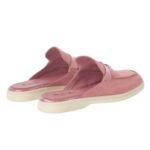 LORO PIANA CHARMS WALK BABOUCHE LOAFER NOISETTE ROSE