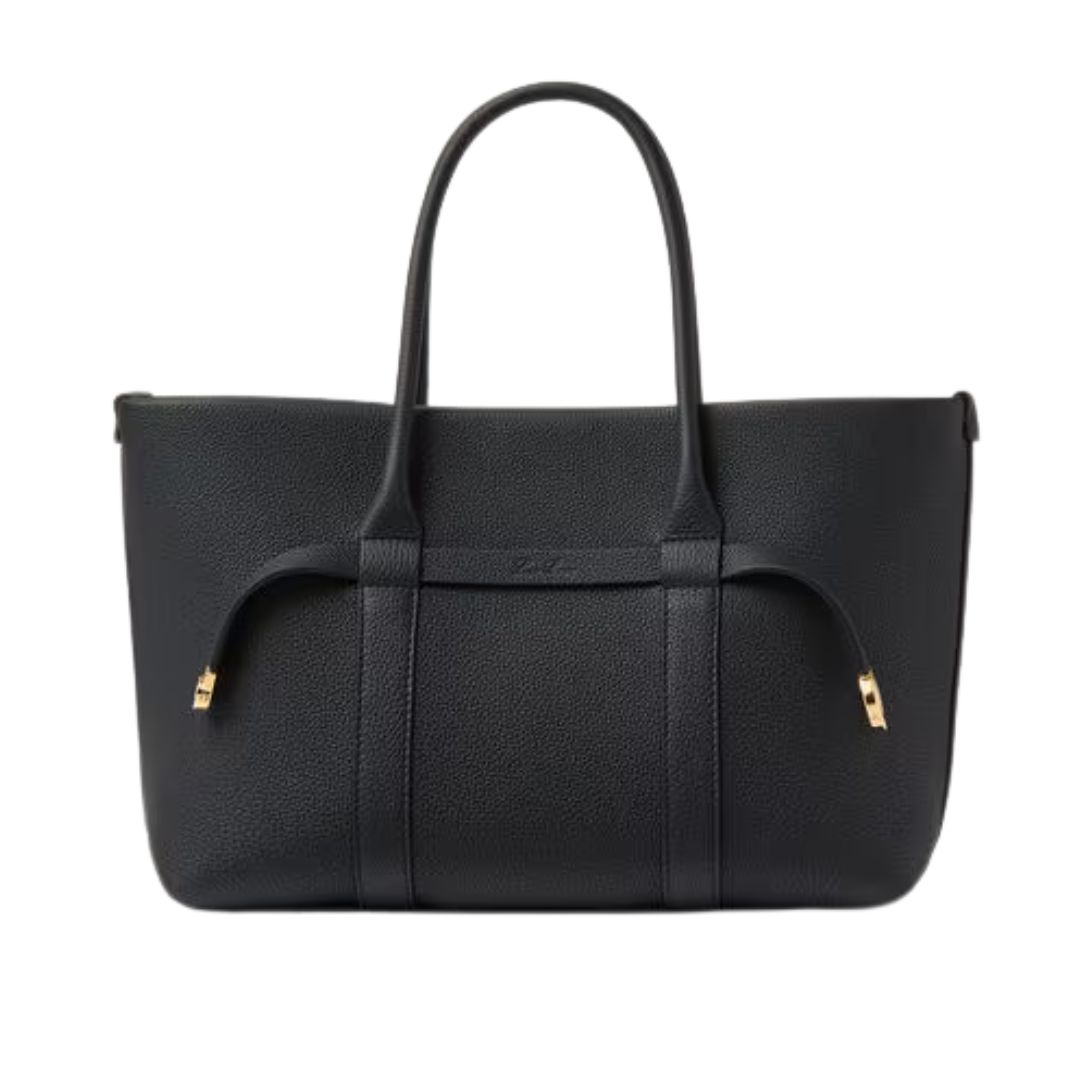 13 LORO PIANA SMALL GHIERA SHOPPER BLUE NAVY