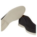 LORO PIANA OPEN WALK ANKLE BOOT CAVIAR