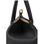 LORO PIANA LOOM BAG L25 BLACK-SUN GOLD