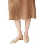 LORO PIANA REBECCA BALLET FLAT NATURAL LIGHT CAMEL