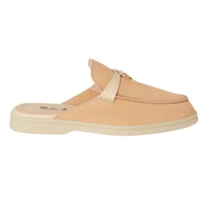LORO PIANA CHARMS WALK BABOUCHE LOAFER LEMON MERINGUE