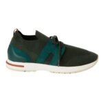 LORO PIANA 360 LP LADY FLEXY WALK SNEAKER GREEN LAGOON