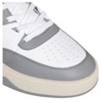 CELINE TRAINER CT 09 LOW LACE UP SNEAKER IN CALFSKIN AND MESH OPTIC WHITE-BEIGE