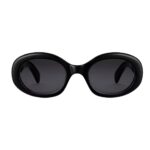 CELINE TRIOMPHE 01 SUNGLASSES IN ACETATE BLACK-BLACK