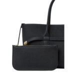 LORO PIANA SMALL GHIERA SHOPPER BLUE NAVY