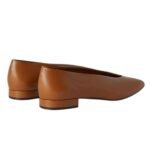 LORO PIANA REBECCA BALLET FLAT SADDLE BROWN