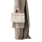 LORO PIANA LOOM BAG L32 LIGHT TRAVERTINE