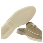 LORO PIANA CHARMS WALK BABOUCHE LOAFER DRIED TARAGON