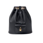LORO PIANA EXTRA DRAWSTRING BACKPACK L27 LIGHT MASTIC