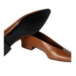 LORO PIANA REBECCA BALLET FLAT SADDLE BROWN