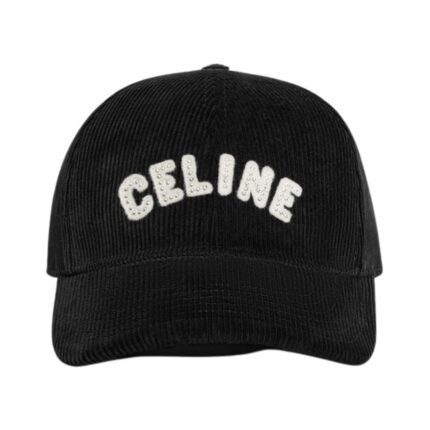 CELINE BASEBALL CAP IN CORDUROY