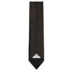 CELINE THIN TIE IN LEOPARD SILK JACQUARD