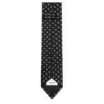 CELINE THIN TIE IN MINI TRIOMPHE SILK JACQUARD