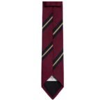 CELINE THIN TIE IN BLASON SILK JACQUARD