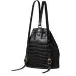 LORO PIANA EXTRA DRAWSTRING BACKPACK L27 BLACK