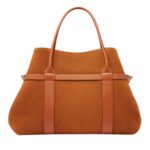 LORO PIANA LARGE GHIERA SHOPPER BON TON BROWN
