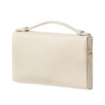 LORO PIANA EXTRA POCKET MINI POUCH WHISPER WHITE