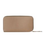 LORO PIANA EXTRA ZIP AROUND PURSE WARM MASTIC