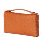 LORO PIANA EXTRA POCKET MINI POUCH COGNAC