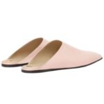 LORO PIANA ALBA FLAT MULE FLUFFY PINK