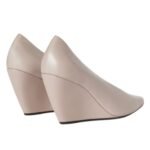 LORO PIANA VIOLA HIGH WEDGE PUMP PINK NOUVEAU