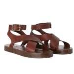 LORO PIANA SUMIE SANDAL CHOCOLATE