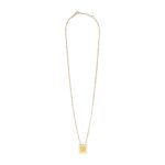 CELINE ALPHABET B NECKLACE IN BRASS WITH GOLD FINISH