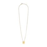 CELINE ALPHABET C NECKLACE IN BRASS WITH GOLD FINISH