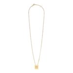 CELINE ALPHABET H NECKLACE IN BRASS WITH GOLD FINISH