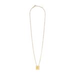 CELINE ALPHABET K NECKLACE IN BRASS WITH GOLD FINISH