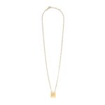 CELINE ALPHABET N NECKLACE IN BRASS WITH GOLD FINISH