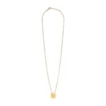 CELINE ALPHABET O NECKLACE IN BRASS WITH GOLD FINISH