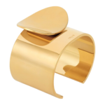 CELINE PETALE CUFF IN BRASS WITH GOLD FINISH