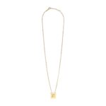 CELINE ALPHABET X NECKLACE IN BRASS WITH GOLD FINISH