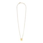 CELINE ALPHABET Y NECKLACE IN BRASS WITH GOLD FINISH