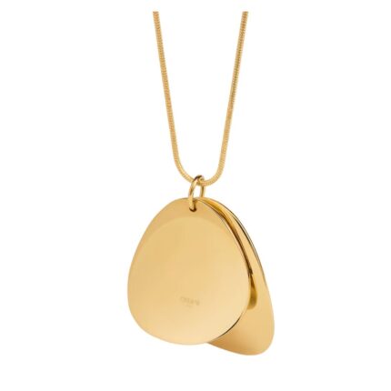 CELINE PETALE NECKLACE IN BRASS WITH GOLD FINISH