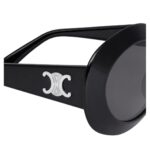 CELINE TRIOMPHE 14 SUNGLASSES IN ACETATE BLACK