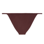 CELINE TRIOMPHE SWIMSUIT BOTTOM IN MATTE JERSEY PRUNE