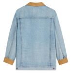 CELINE TRUCKER JACKET IN BLUE ECLIPSE WASH DENIM