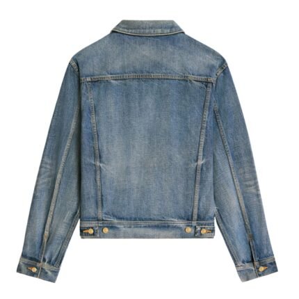 CELINE OVERSIZED TRUCKER JACKET IN UNION WASH DENIM